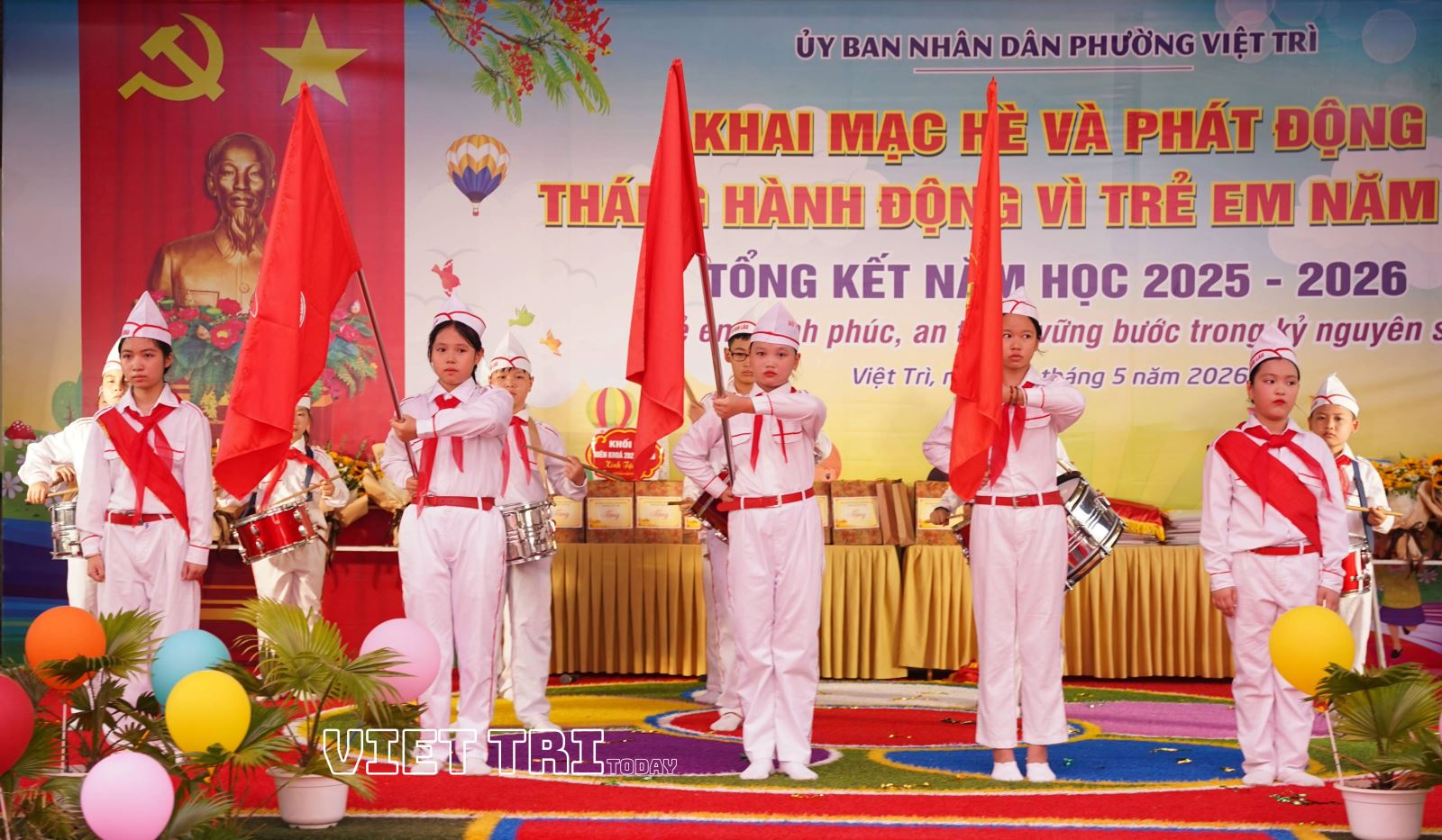 Việt Trì khai mạc hè và phát động tháng hành động vì trẻ em năm 2026