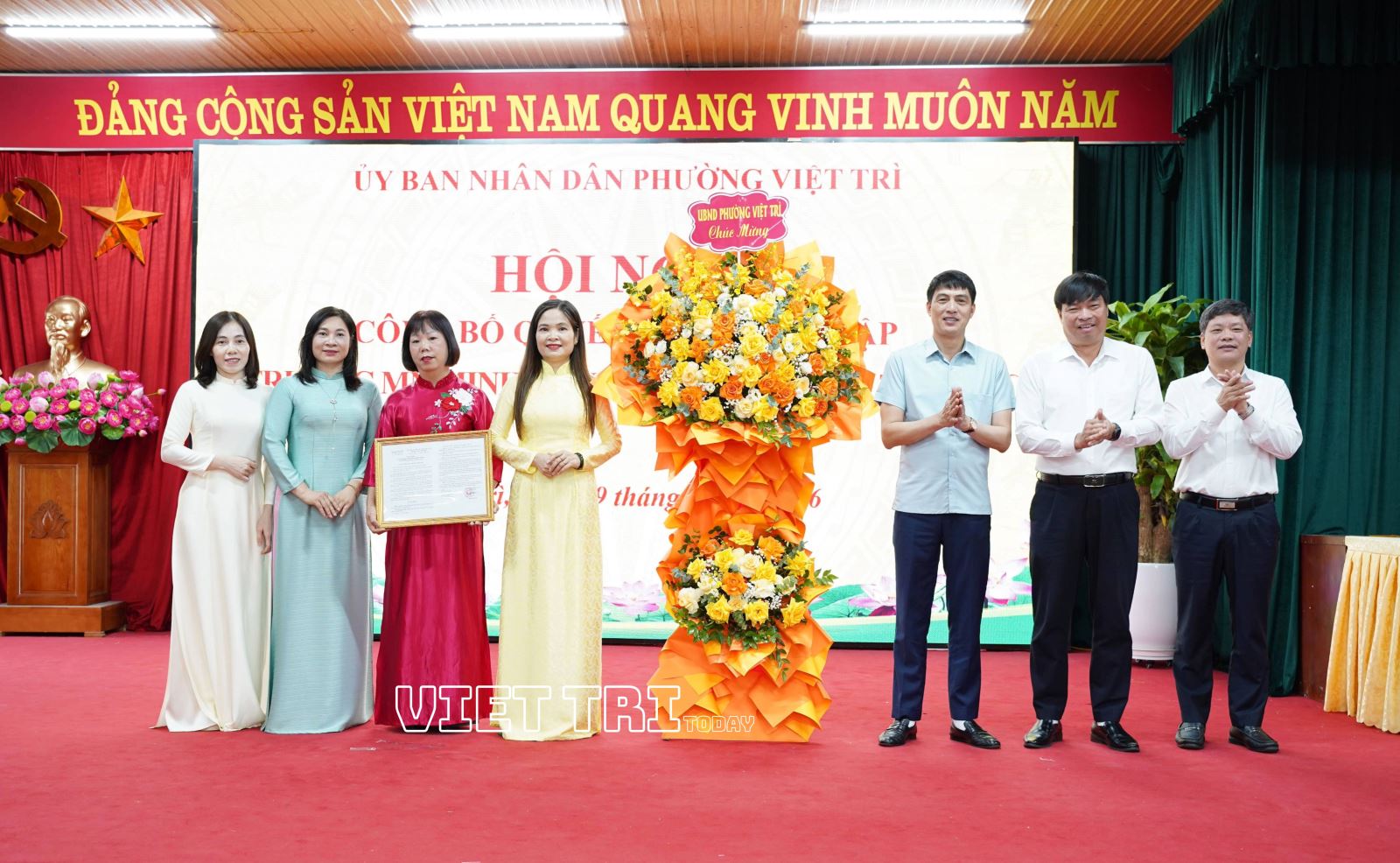 Việt Trì công bố quyết định sáp nhập cơ sở giáo dục